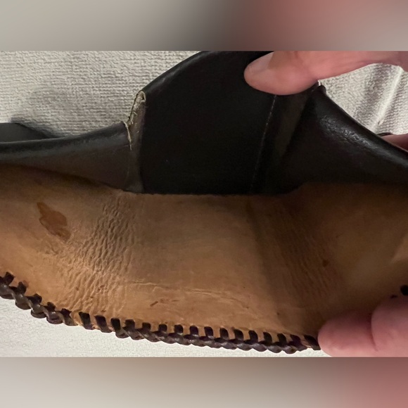 Rattlesnake and Leather Tri Fold Wallet - Picture 5 of 10